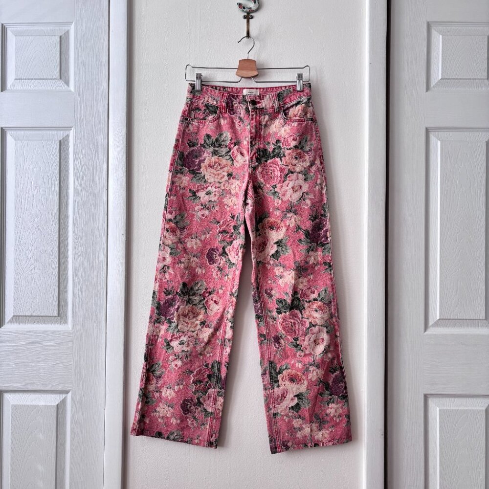 Sezane The Wide Leg Trousers in Almeria Print - Picture 5 of 11